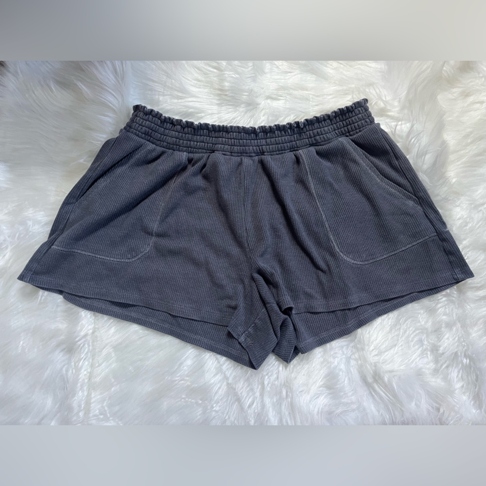 Aeropostale Waffle Charcoal Shorts